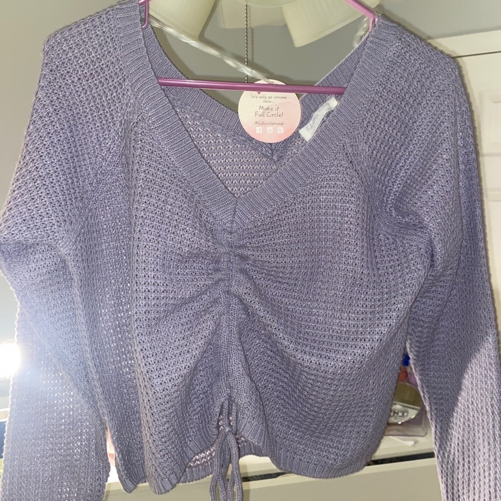 full circle trends crop sweater!